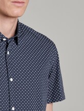 Gemustertes Kurzarmhemd - Männer - navy corn print Gemustertes Kurzarmhemd - Männer - navy corn print - 9 - TOM TAILOR Denim