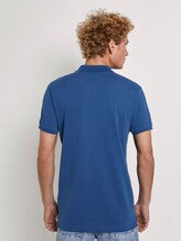 Poloshirt mit Print - Männer - bright king blue melange Poloshirt mit Print - Männer - bright king blue melange - 2 - TOM TAILOR Denim