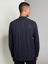 Gemustertes Hemd mit Mao-Kragen - Männer - navy diamond dot print Gemustertes Hemd mit Mao-Kragen - Männer - navy diamond dot print - 2 - TOM TAILOR Denim