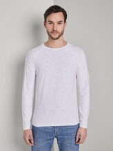 Feiner Strickpullover mit Struktur - Männer - White Feiner Strickpullover mit Struktur - Männer - White - 1 - TOM TAILOR