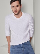 Feiner Strickpullover mit Struktur - Männer - White Feiner Strickpullover mit Struktur - Männer - White - 5 - TOM TAILOR
