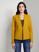 Strukturierter Ottoman-Blazer - Frauen - deep golden yellow Strukturierter Ottoman-Blazer - Frauen - deep golden yellow - 1 - TOM TAILOR