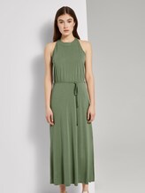 Maxi Neckholder-Kleid aus Modal-Jersey - Frauen - washed olive green Maxi Neckholder-Kleid aus Modal-Jersey - Frauen - washed olive green - 1 - TOM TAILOR Denim