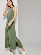 Maxi Neckholder-Kleid aus Modal-Jersey - Frauen - washed olive green Maxi Neckholder-Kleid aus Modal-Jersey - Frauen - washed olive green - 5 - TOM TAILOR Denim