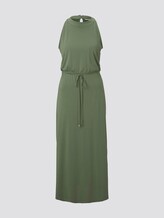 Maxi Neckholder-Kleid aus Modal-Jersey - Frauen - washed olive green Maxi Neckholder-Kleid aus Modal-Jersey - Frauen - washed olive green - 7 - TOM TAILOR Denim