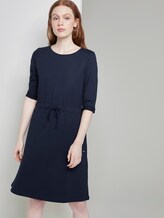 Mini Sweatkleid mit Taschen - Frauen - Real Navy Blue Mini Sweatkleid mit Taschen - Frauen - Real Navy Blue - 5 - TOM TAILOR Denim