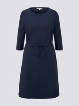 Mini Sweatkleid mit Taschen - Frauen - Real Navy Blue Mini Sweatkleid mit Taschen - Frauen - Real Navy Blue - 7 - TOM TAILOR Denim