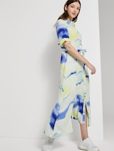 Batik-Midikleid mit Schllitzen - Frauen - green blue watercolor print Batik-Midikleid mit Schllitzen - Frauen - green blue watercolor print - 5 - TOM TAILOR Denim