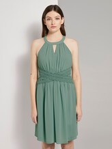 Mini Chiffonkleid mit Spitze - Frauen - dust green Mini Chiffonkleid mit Spitze - Frauen - dust green - 1 - TOM TAILOR Denim