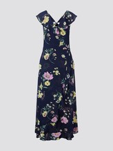 Volantkleid in Maxi-Länge mit floralem Print - Frauen - navy blue flower print Volantkleid in Maxi-Länge mit floralem Print - Frauen - navy blue flower print - 7 - TOM TAILOR Denim