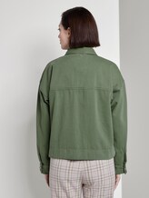 Kurze Utility-Hemdjacke - Frauen - olive green Kurze Utility-Hemdjacke - Frauen - olive green - 2 - TOM TAILOR Denim