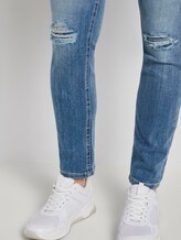 Lynn anti-fit jeans with a drawstring through the waistband - Women - Light Stone Blue Denim Lynn anti-fit jeans with a drawstring through the waistband - Women - Light Stone Blue Denim - 10 - TOM TAILOR Denim