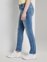 Lynn anti-fit jeans with a drawstring through the waistband - Women - Light Stone Blue Denim Lynn anti-fit jeans with a drawstring through the waistband - Women - Light Stone Blue Denim - 11 - TOM TAILOR Denim