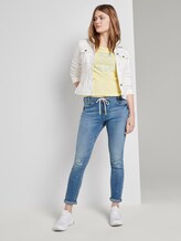 Lynn anti-fit jeans with a drawstring through the waistband - Women - Light Stone Blue Denim Lynn anti-fit jeans with a drawstring through the waistband - Women - Light Stone Blue Denim - 3 - TOM TAILOR Denim