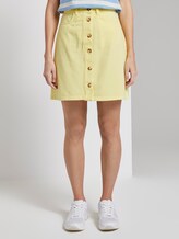 Mini Jeansrock mit Knopfleiste - Frauen - daffodil yellow Mini Jeansrock mit Knopfleiste - Frauen - daffodil yellow - 1 - TOM TAILOR Denim