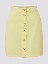 Mini Jeansrock mit Knopfleiste - Frauen - daffodil yellow Mini Jeansrock mit Knopfleiste - Frauen - daffodil yellow - 7 - TOM TAILOR Denim
