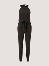 Relaxed halter jumpsuit - Women - Deep Black Relaxed halter jumpsuit - Women - Deep Black - 7 - TOM TAILOR Denim