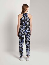 Relaxed Neckholder-Jumpsuit - Frauen - black blue tropical print Relaxed Neckholder-Jumpsuit - Frauen - black blue tropical print - 2 - TOM TAILOR Denim