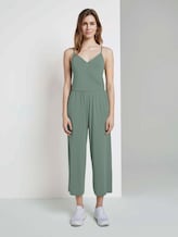 Culotte-Jumpsuit mit Trägern - Frauen - dust green Culotte-Jumpsuit mit Trägern - Frauen - dust green - 1 - TOM TAILOR Denim