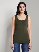 Basic Top - Frauen - Woodland Green Basic Top - Frauen - Woodland Green - 1 - TOM TAILOR