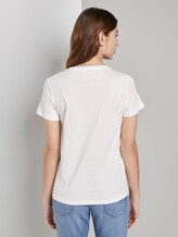 T-Shirt mit floralem Print - Frauen - Whisper White T-Shirt mit floralem Print - Frauen - Whisper White - 2 - TOM TAILOR
