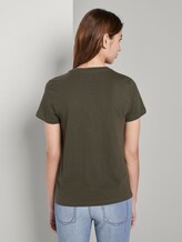 T-Shirt mit floralem Print - Frauen - Woodland Green T-Shirt mit floralem Print - Frauen - Woodland Green - 2 - TOM TAILOR