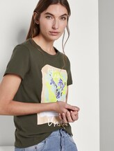 T-Shirt mit floralem Print - Frauen - Woodland Green T-Shirt mit floralem Print - Frauen - Woodland Green - 5 - TOM TAILOR