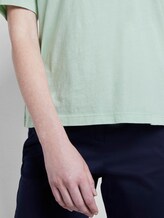 T-Shirt in Farbwaschung mit kleinem Print - Frauen - Fresh Mint Green T-Shirt in Farbwaschung mit kleinem Print - Frauen - Fresh Mint Green - 10 - TOM TAILOR