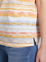 T-Shirt mit blassem Streifenmuster - Frauen - yellow multicolor stripe T-Shirt mit blassem Streifenmuster - Frauen - yellow multicolor stripe - 10 - TOM TAILOR
