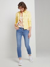 T-Shirt mit blassem Streifenmuster - Frauen - yellow multicolor stripe T-Shirt mit blassem Streifenmuster - Frauen - yellow multicolor stripe - 3 - TOM TAILOR