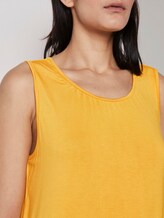 Fließendes Top mit elastischem Bund - Frauen - deep golden yellow Fließendes Top mit elastischem Bund - Frauen - deep golden yellow - 9 - TOM TAILOR