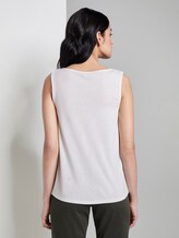 Top with lace inserts - Women - Whisper White Top with lace inserts - Women - Whisper White - 2 - TOM TAILOR