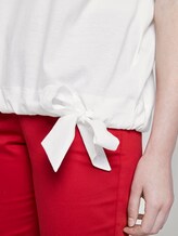 Lockeres T-Shirt im Material-Mix - Frauen - Whisper White Lockeres T-Shirt im Material-Mix - Frauen - Whisper White - 9 - TOM TAILOR