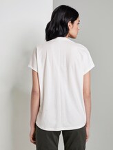 Halsband T-Shirt - Vrouwen - Whisper White Halsband T-Shirt - Vrouwen - Whisper White - 2 - TOM TAILOR