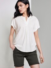 Halsband T-Shirt - Vrouwen - Whisper White Halsband T-Shirt - Vrouwen - Whisper White - 5 - TOM TAILOR