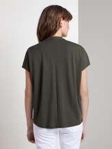 Halsband T-Shirt - Vrouwen - Woodland Green Halsband T-Shirt - Vrouwen - Woodland Green - 2 - TOM TAILOR