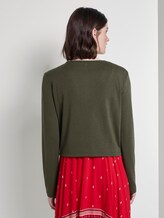 Schlichter Shirt-Cardigan - Frauen - Woodland Green Schlichter Shirt-Cardigan - Frauen - Woodland Green - 2 - TOM TAILOR