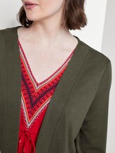 Schlichter Shirt-Cardigan - Frauen - Woodland Green Schlichter Shirt-Cardigan - Frauen - Woodland Green - 9 - TOM TAILOR
