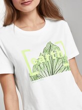 T-shirt with a print in a loose fit - Women - Off White T-shirt with a print in a loose fit - Women - Off White - 9 - TOM TAILOR Denim