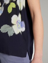 T-Shirt im Material-Mix mit floralem Print - Frauen - Sky Captain Blue T-Shirt im Material-Mix mit floralem Print - Frauen - Sky Captain Blue - 10 - TOM TAILOR