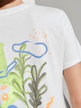 T-shirt with back print in a loose fit - Women - Off White T-shirt with back print in a loose fit - Women - Off White - 10 - TOM TAILOR Denim