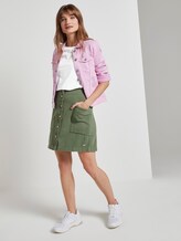 T-shirt with back print in a loose fit - Women - Off White T-shirt with back print in a loose fit - Women - Off White - 3 - TOM TAILOR Denim