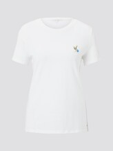 T-shirt with back print in a loose fit - Women - Off White T-shirt with back print in a loose fit - Women - Off White - 7 - TOM TAILOR Denim