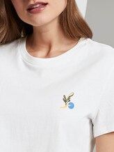T-shirt with back print in a loose fit - Women - Off White T-shirt with back print in a loose fit - Women - Off White - 9 - TOM TAILOR Denim