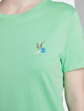 T-Shirt mit Rückenprint im Loose Fit - Frauen - dusty apple green T-Shirt mit Rückenprint im Loose Fit - Frauen - dusty apple green - 9 - TOM TAILOR Denim