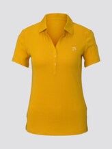 Poloshirt mit kleiner Stickerei - Frauen - deep golden yellow Poloshirt mit kleiner Stickerei - Frauen - deep golden yellow - 7 - TOM TAILOR