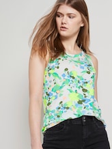 Gemustertes Top aus Jersey - Frauen - white flower print Gemustertes Top aus Jersey - Frauen - white flower print - 5 - TOM TAILOR Denim