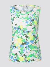 Gemustertes Top aus Jersey - Frauen - white flower print Gemustertes Top aus Jersey - Frauen - white flower print - 7 - TOM TAILOR Denim