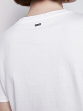 Lockeres T-Shirt mit Knotendetail - Frauen - Off White Lockeres T-Shirt mit Knotendetail - Frauen - Off White - 9 - TOM TAILOR Denim
