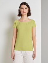Schulterfreies Carmen-T-Shirt - Frauen - daffodil yellow Schulterfreies Carmen-T-Shirt - Frauen - daffodil yellow - 1 - TOM TAILOR Denim